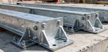 Structural steel components fabricated for civil engineering projects by Wilco Sheet Metal
